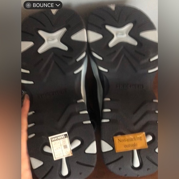 Skechers Noogie retro athletic shoes-Navy-new in box - Picture 7 of 7